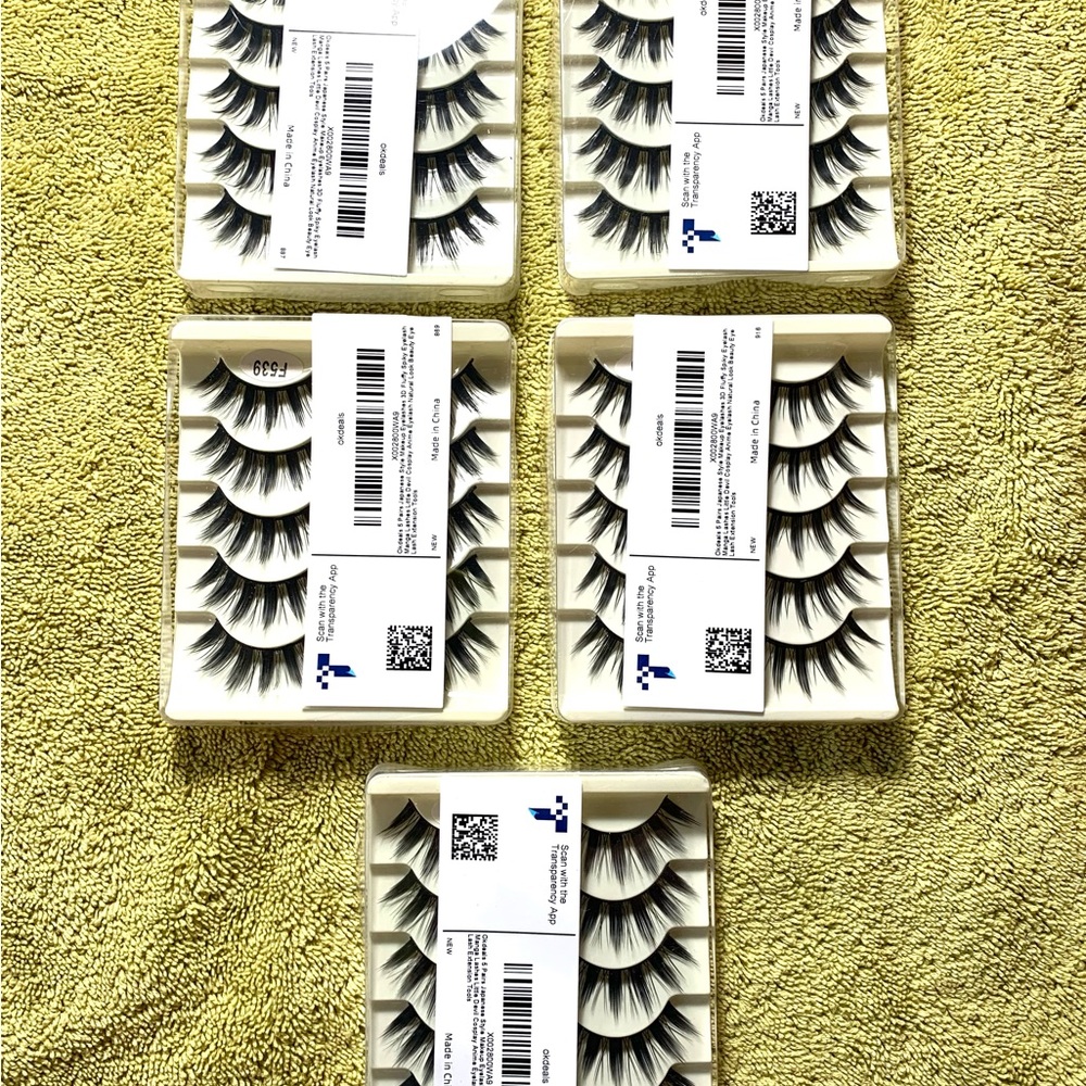 Set of Dramatic False Eyelashes